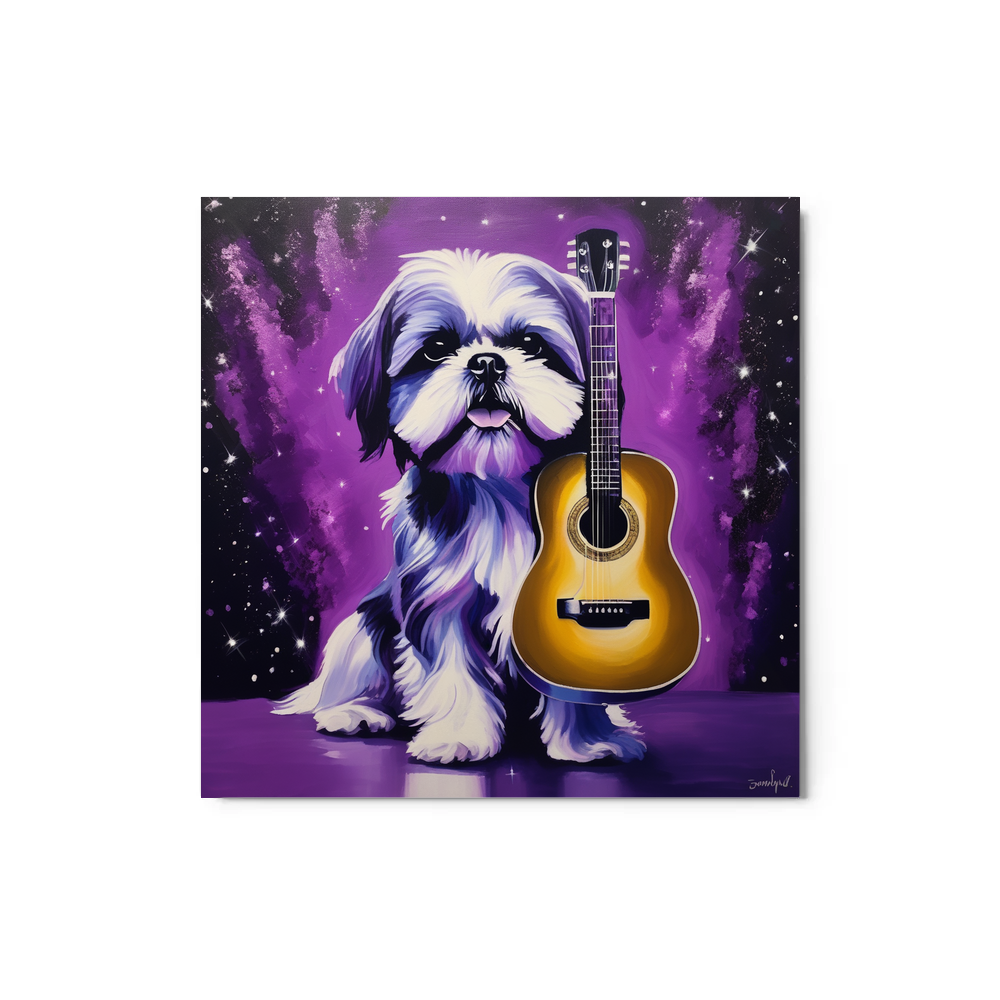 PugMug Custom Shih Tzu Metal Print