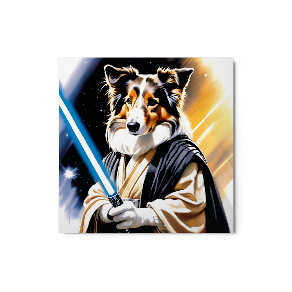 PugMug Custom Collie Metal Print