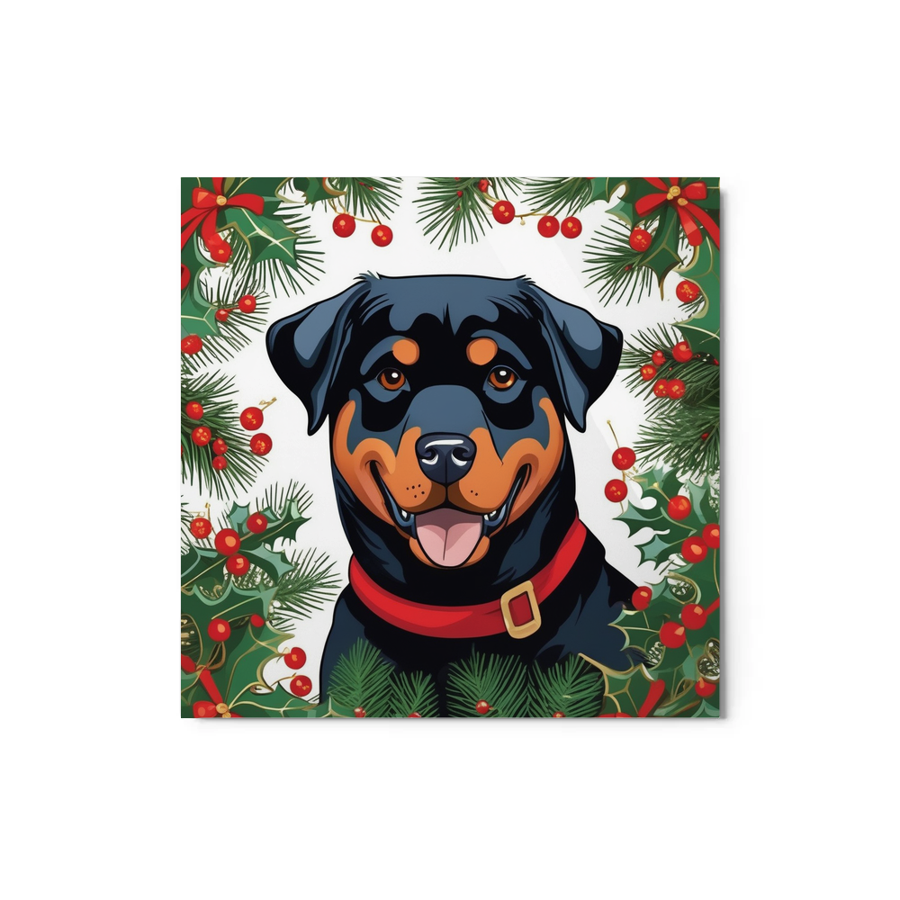 PugMug Custom Rottweiler Metal Print