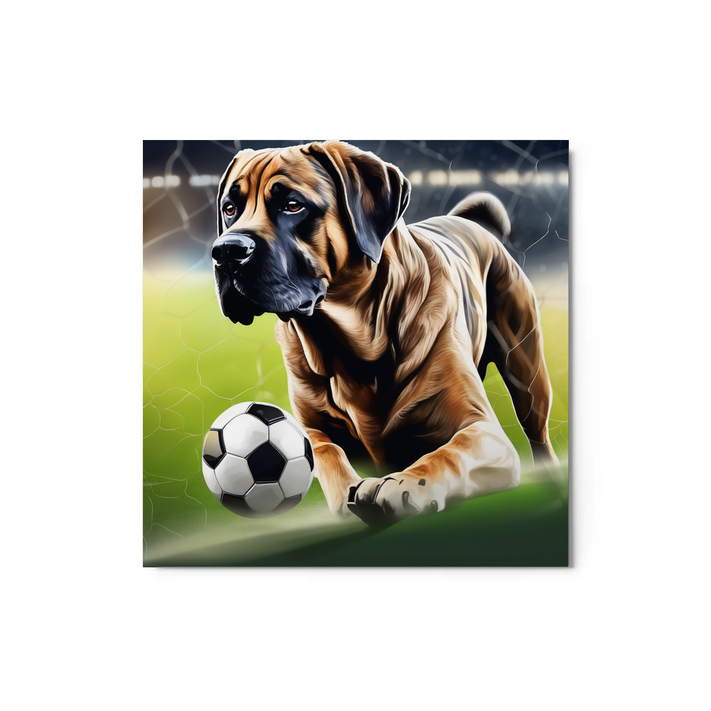 PugMug Custom Mastiff Metal Print