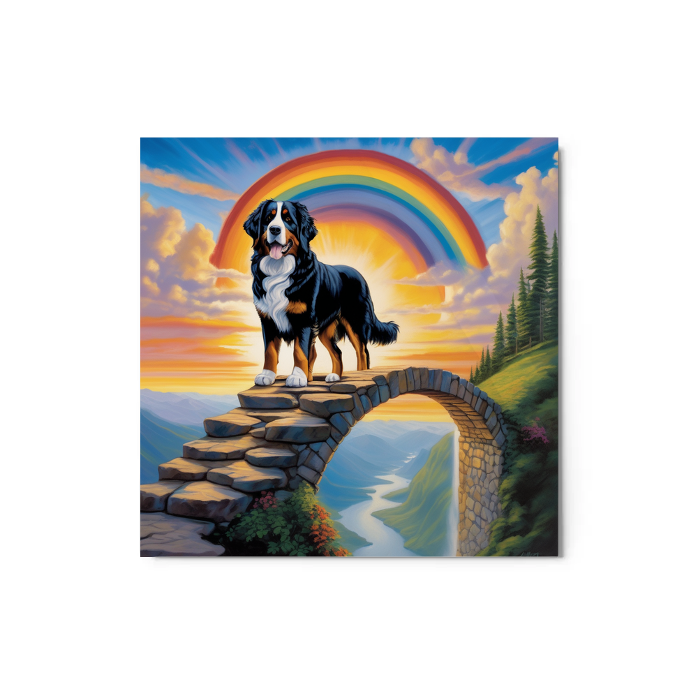 PugMug Custom Bernese Mountain Dog Metal Print