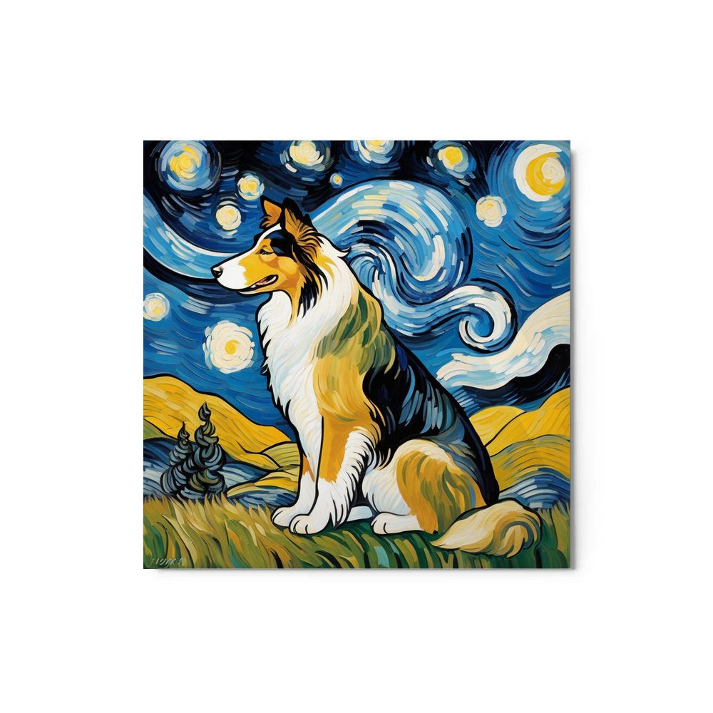 PugMug Custom Collie Metal Print