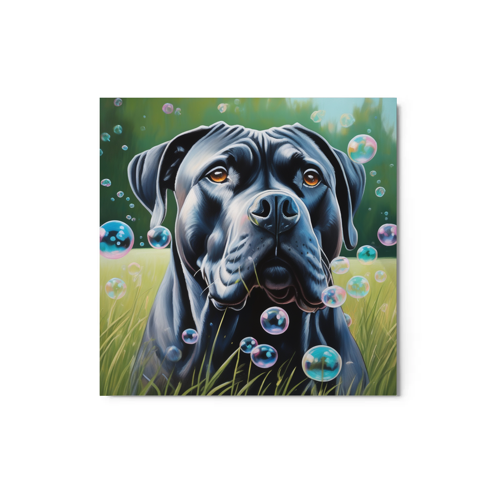 PugMug Custom Cane Corso Metal Print