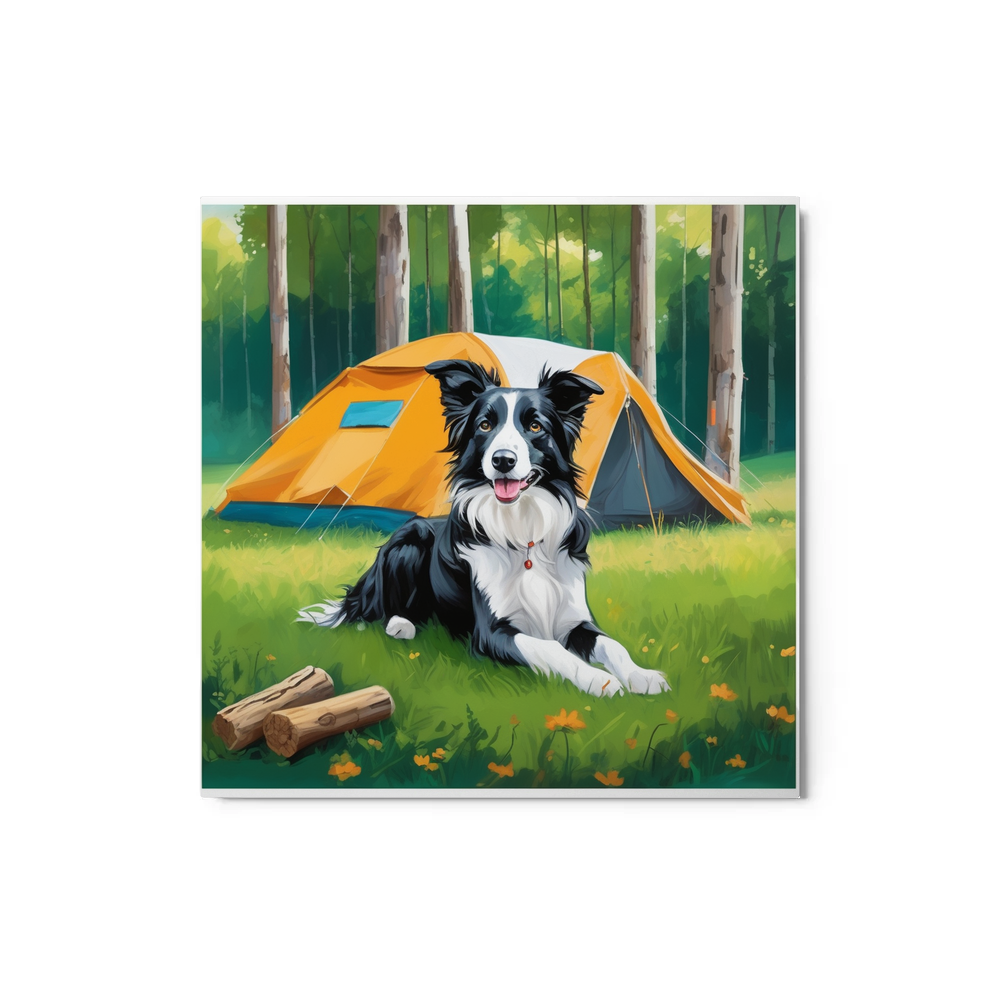 PugMug Custom Border Collie Metal Print