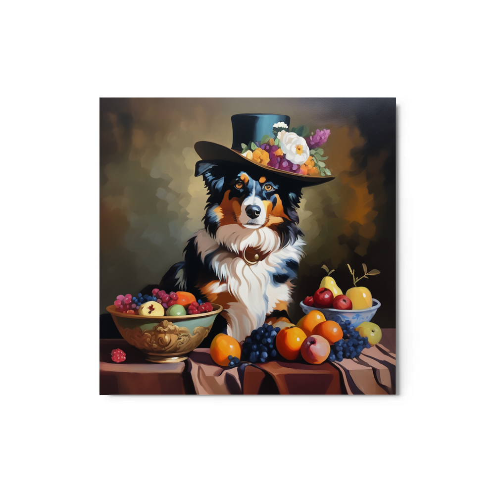 PugMug Custom Australian Shepherd Dog Metal Print