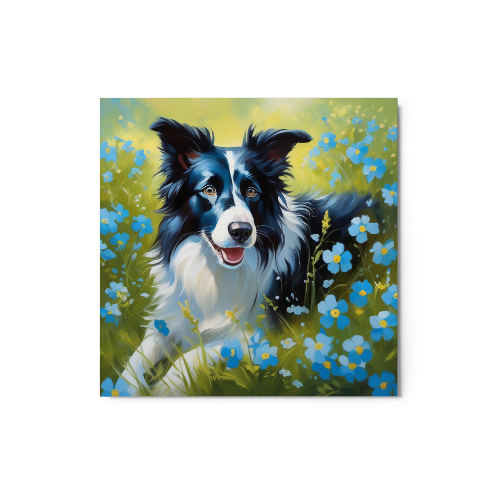 PugMug Custom Border Collie Metal Print