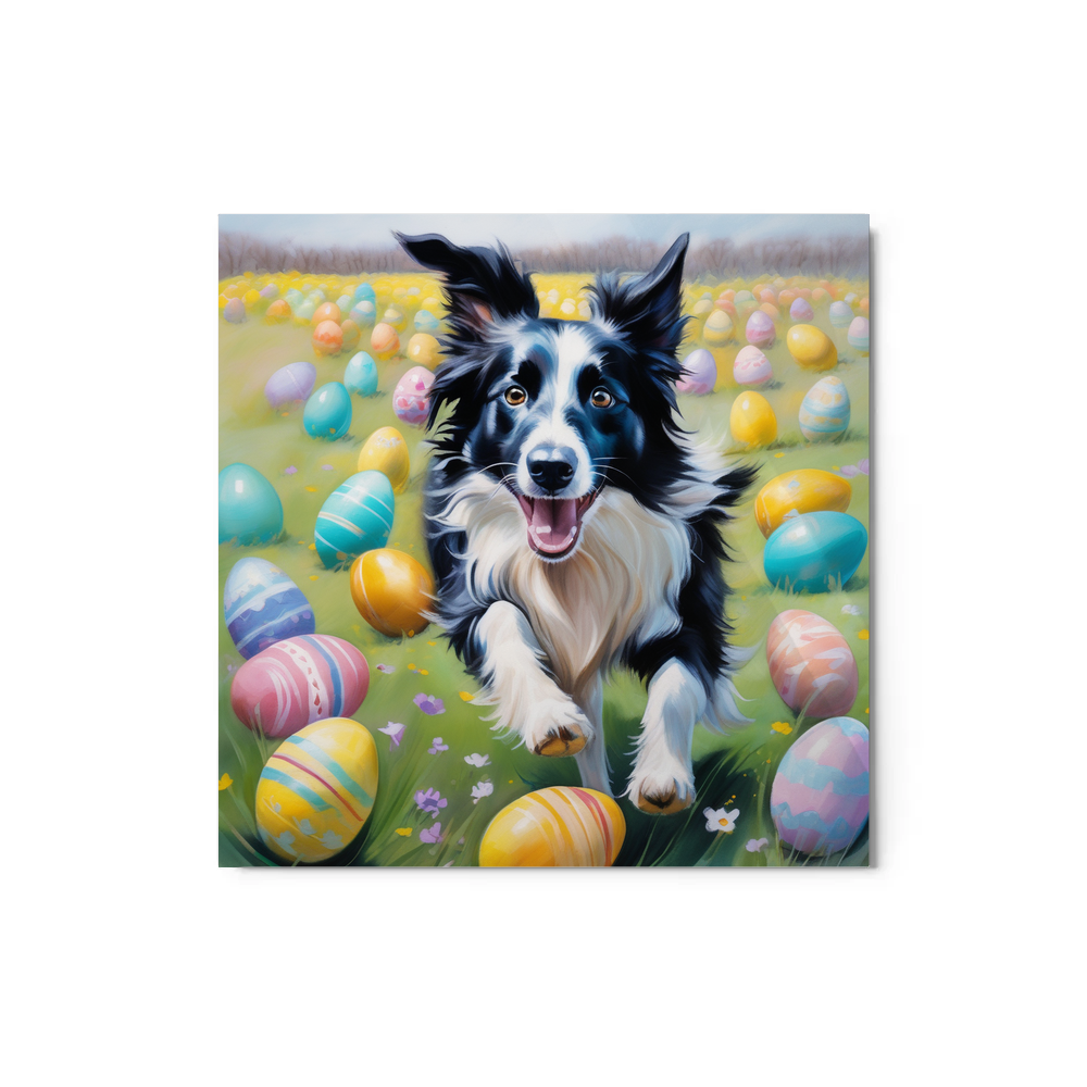 PugMug Custom Border Collie Metal Print