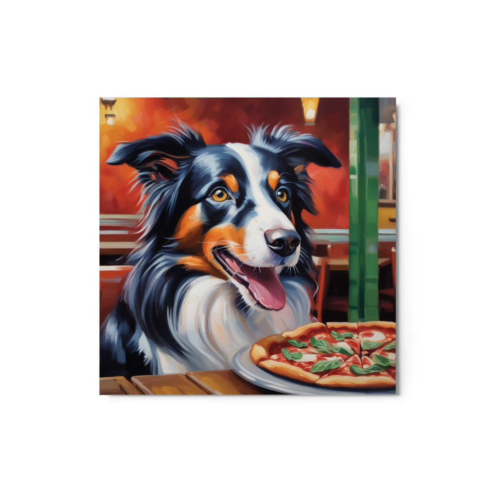 PugMug Custom Border Collie Metal Print