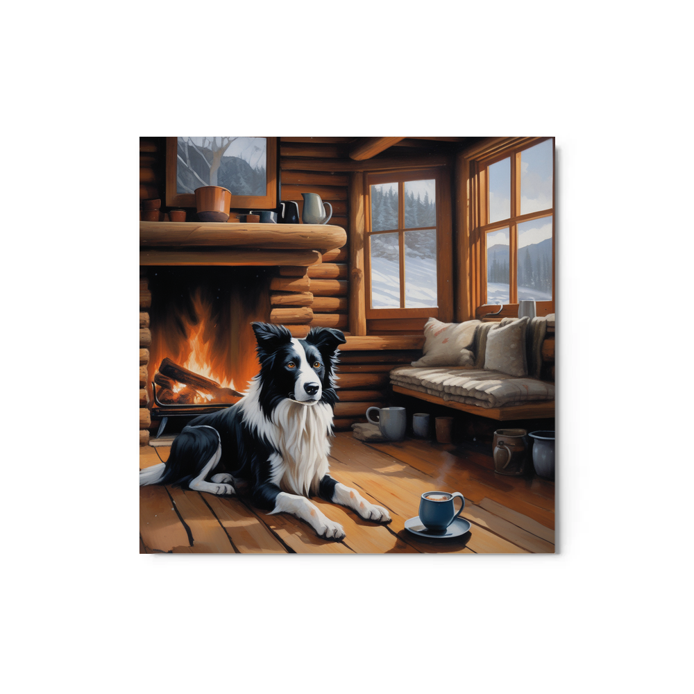 PugMug Custom Border Collie Metal Print
