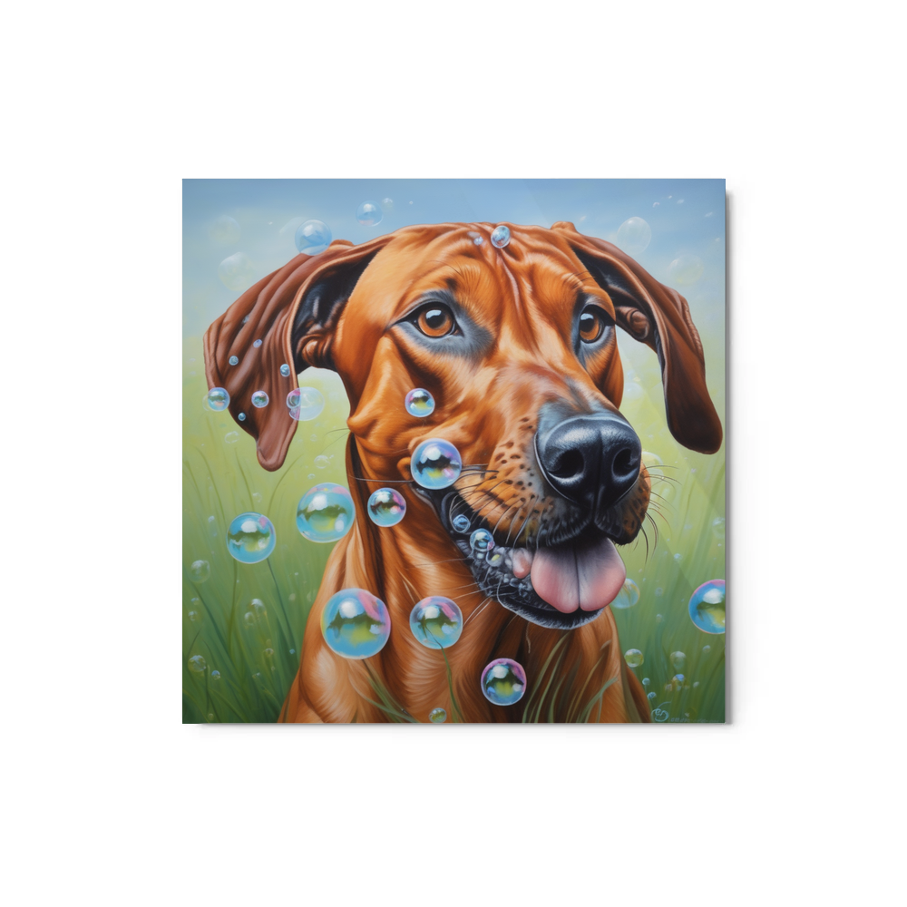 PugMug Custom Rhodesian Ridgeback Metal Print