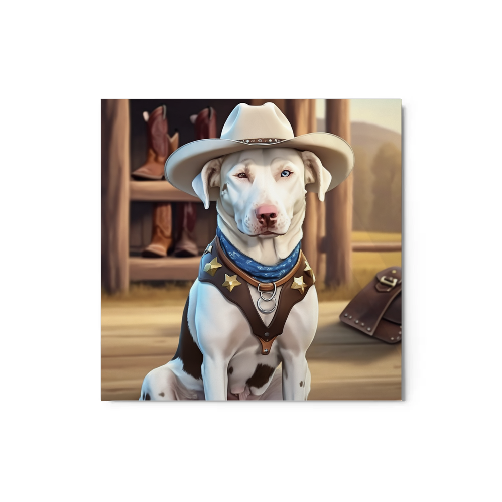 PugMug Custom Penny Metal Print