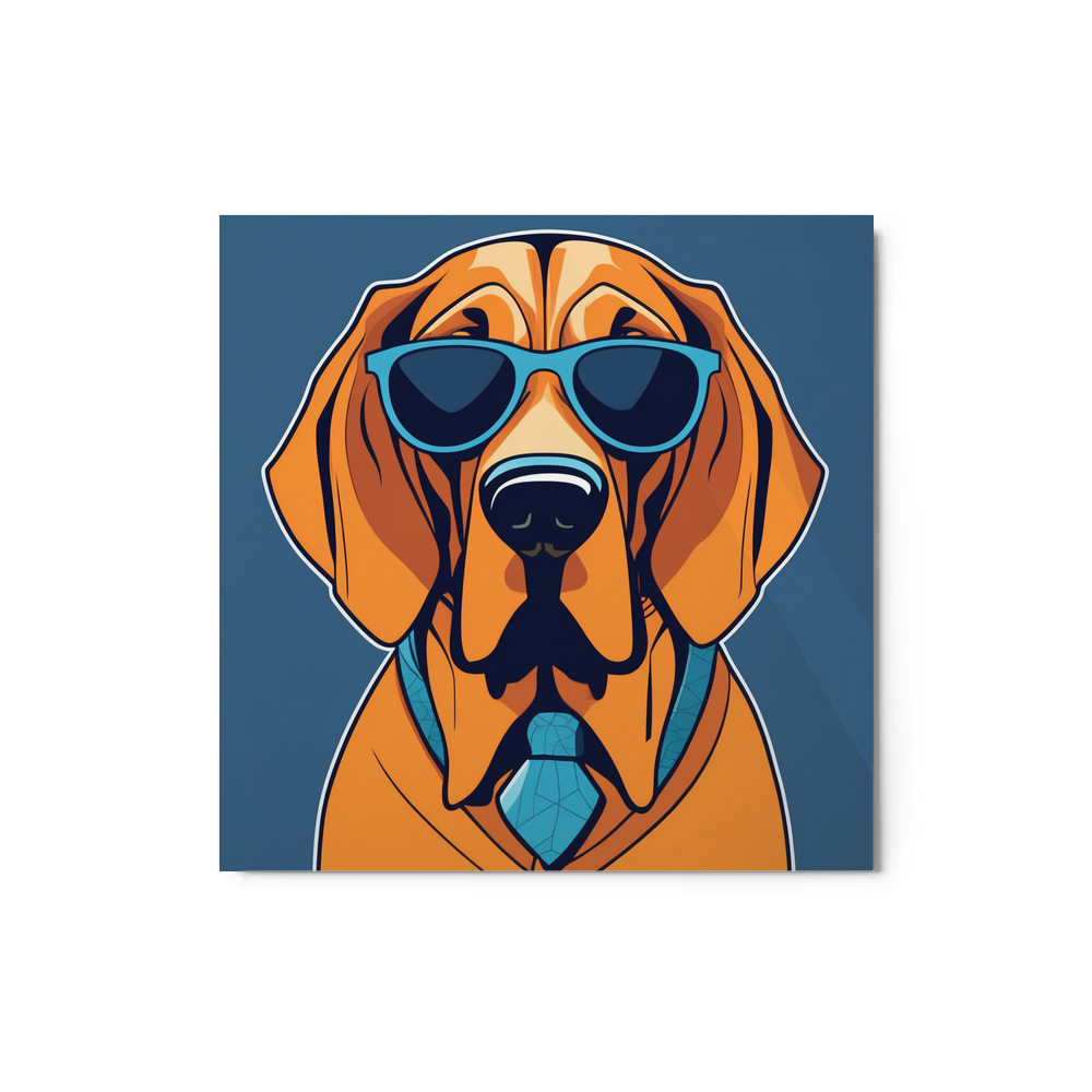 PugMug Custom Pet Metal Print