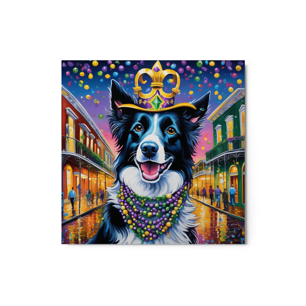PugMug Custom Border Collie Metal Print