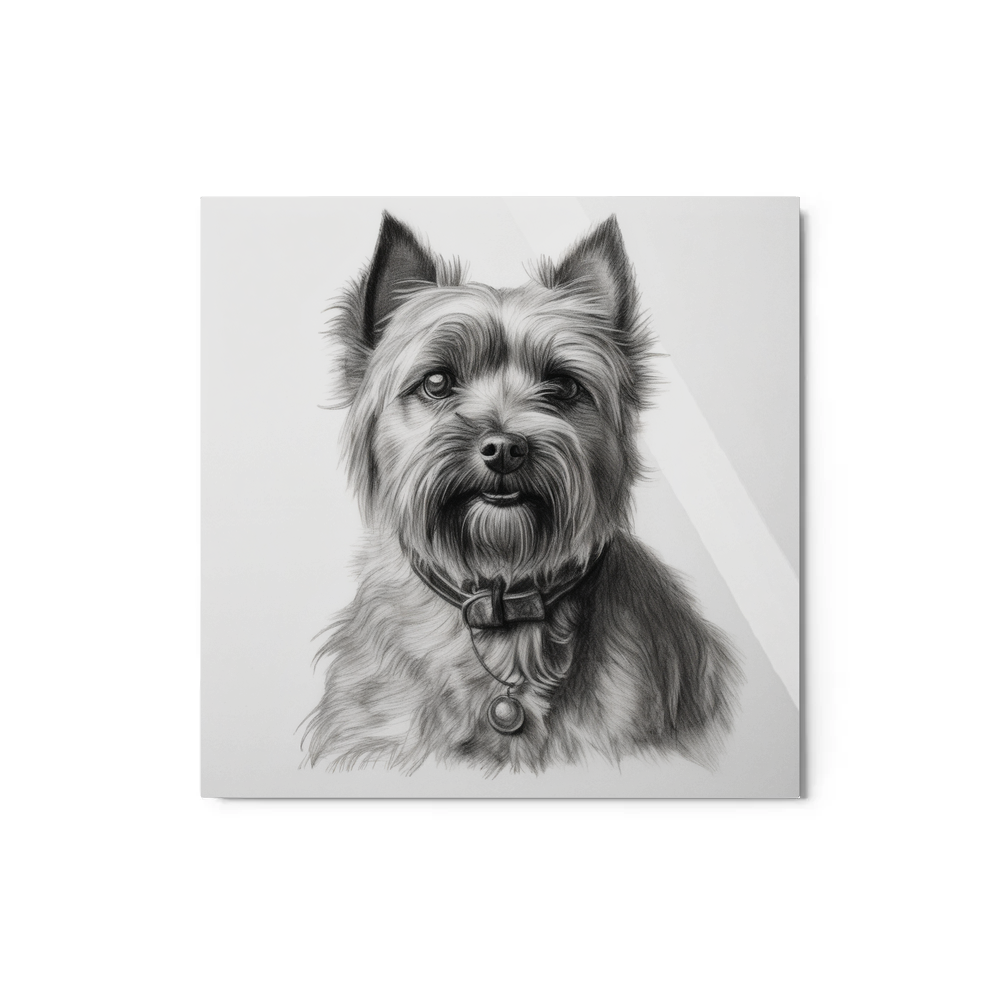 PugMug Custom Cairn Terrier Metal Print