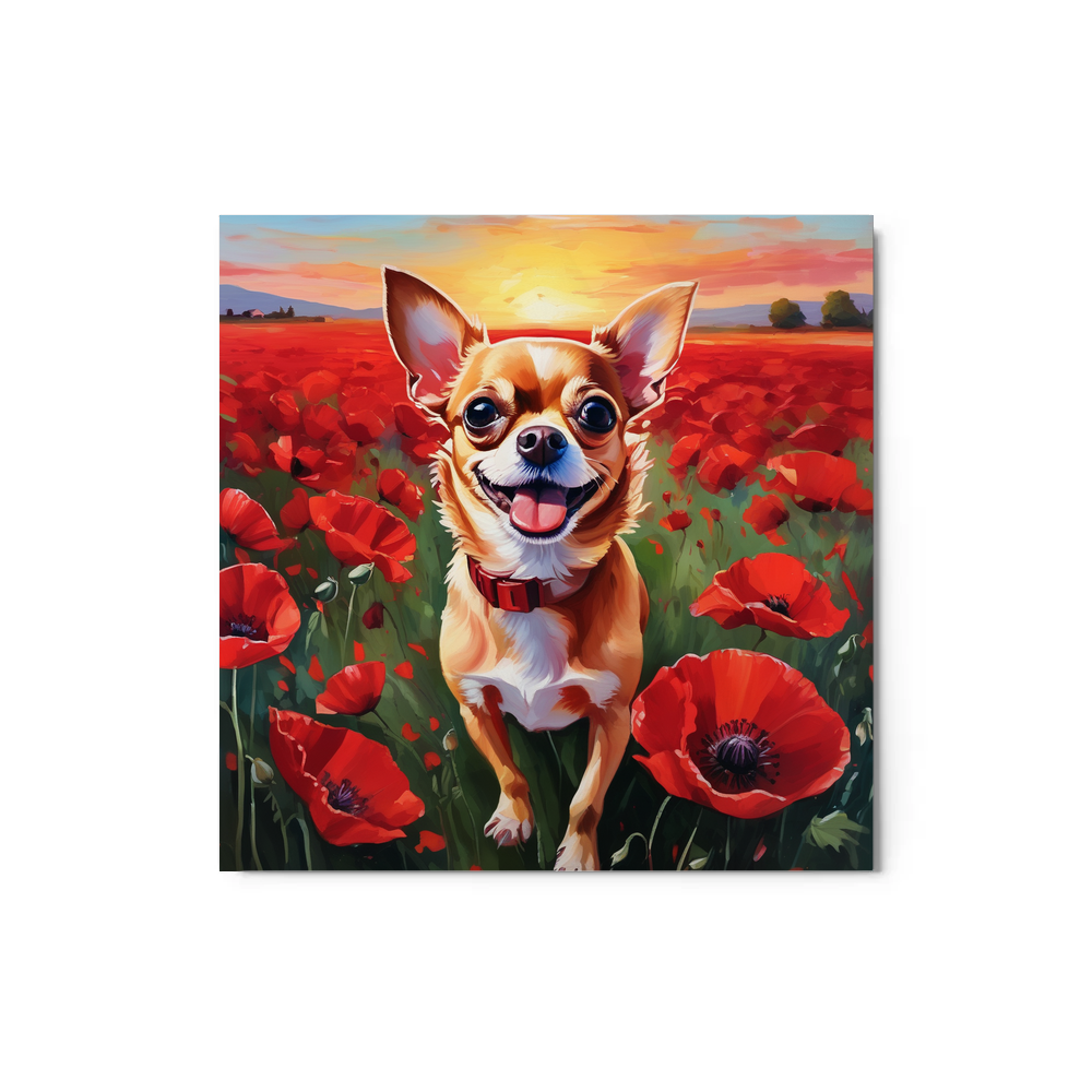 PugMug Custom Chihuahua Metal Print