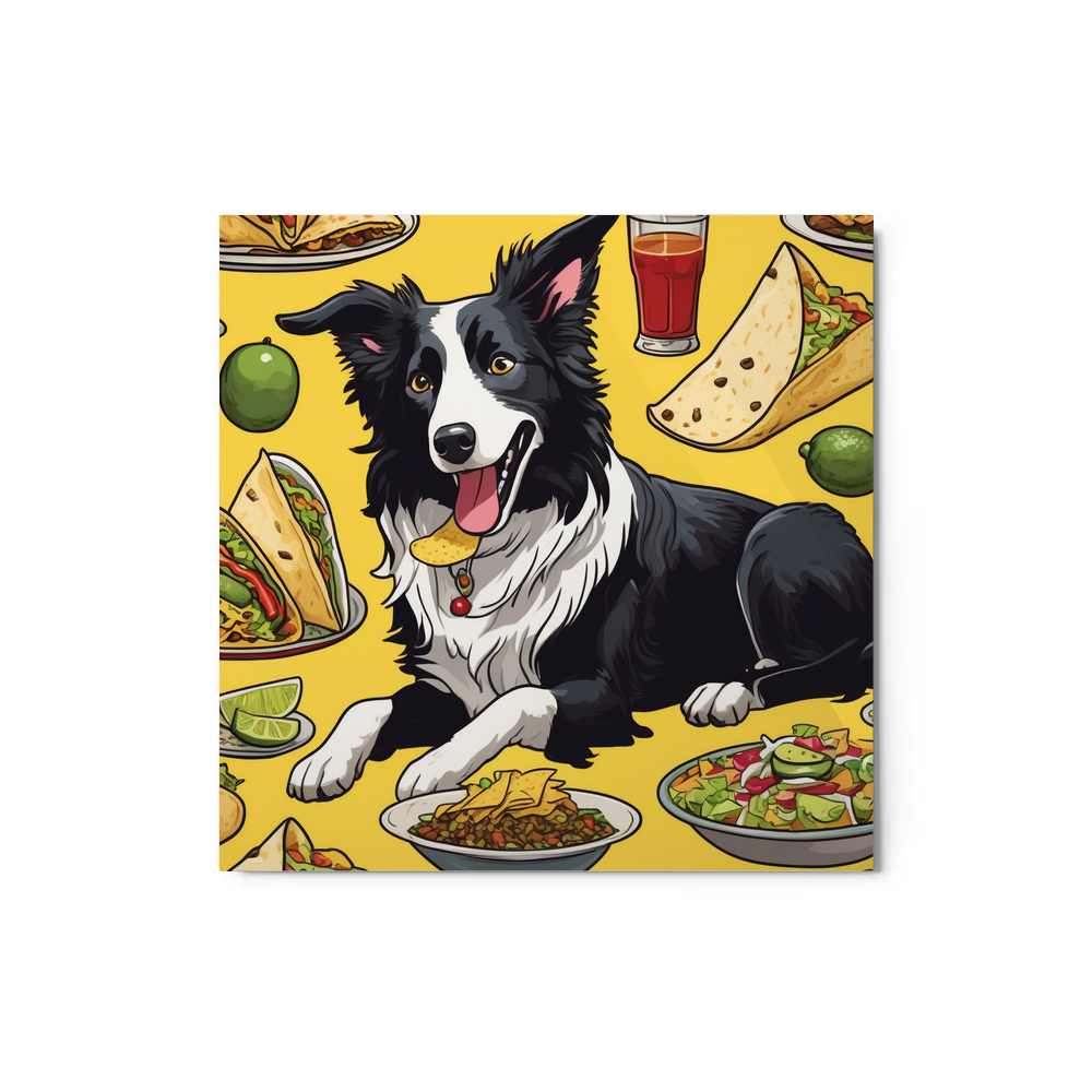 PugMug Custom Border Collie Metal Print