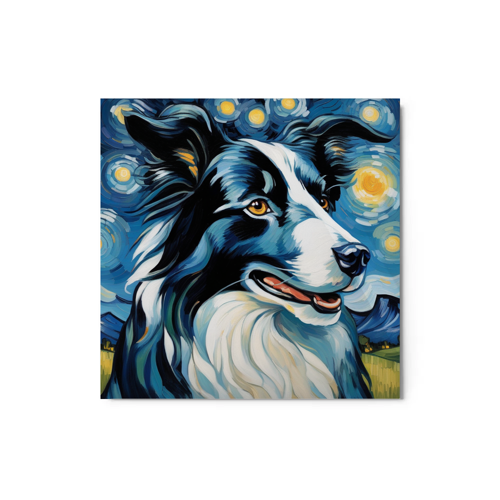 PugMug Custom Border Collie Metal Print