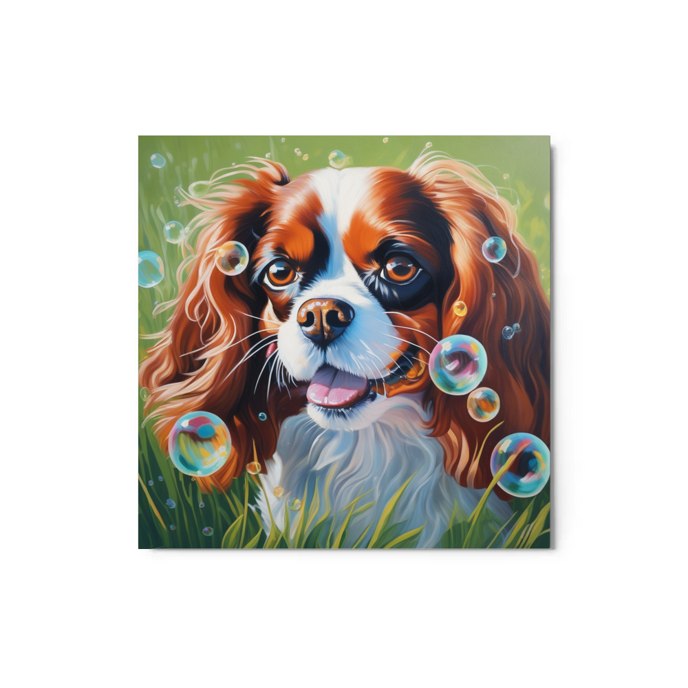 PugMug Custom Cavalier King Charles Spaniel Metal Print