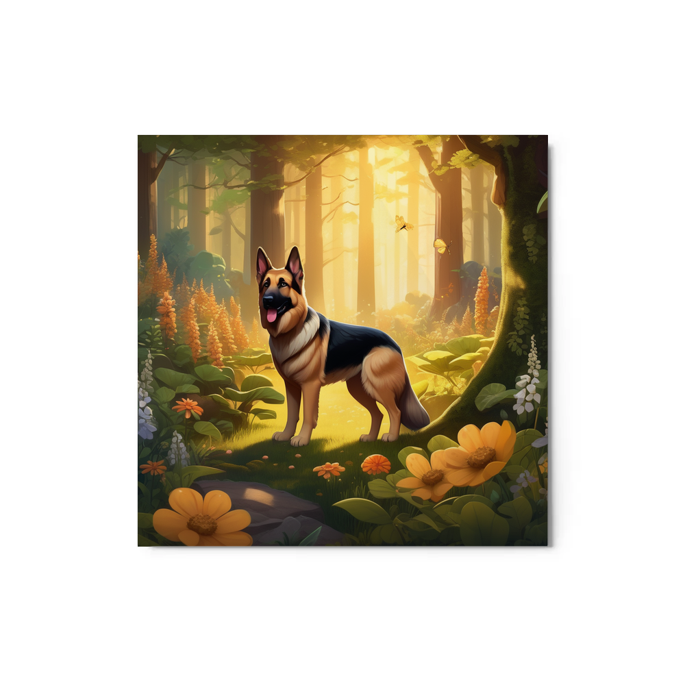 PugMug Custom German Shepherd Dog Metal Print