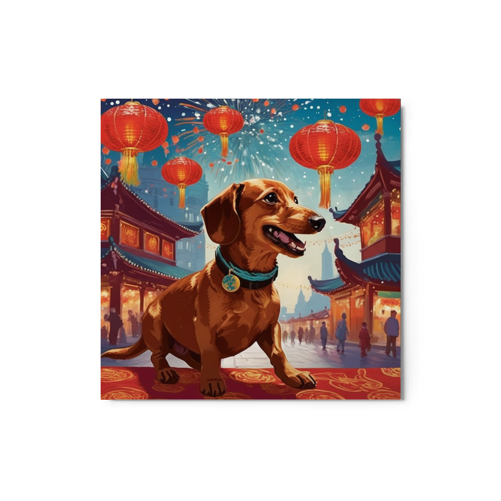 PugMug Custom Rex Metal Print