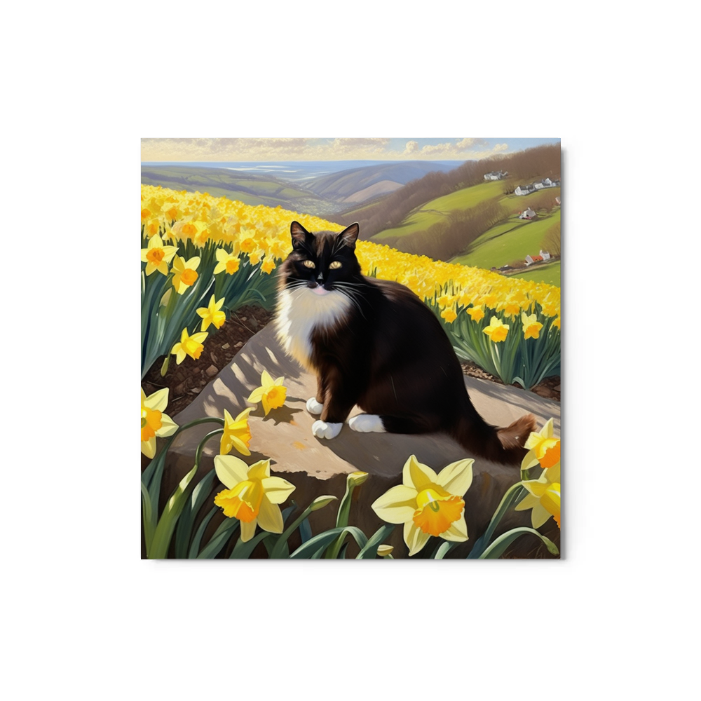 PugMug Custom Peerie Metal Print