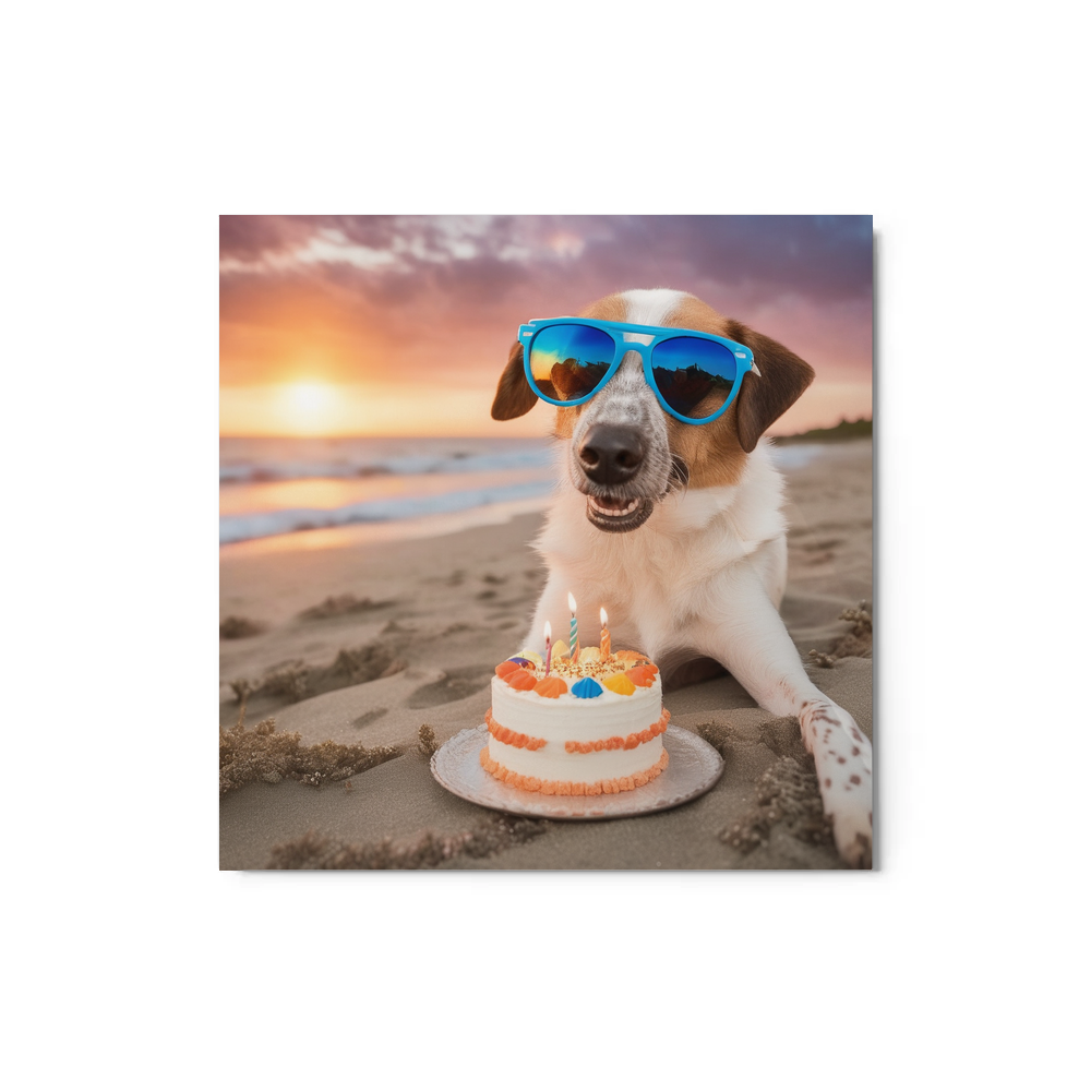 PugMug Custom Hazim Metal Print