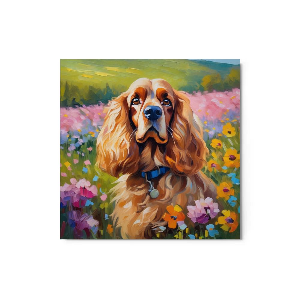 PugMug Custom Cocker Spaniel Metal Print