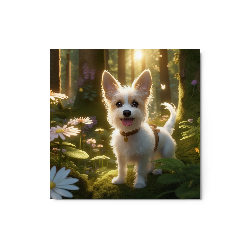 PugMug Custom Luna Metal Print