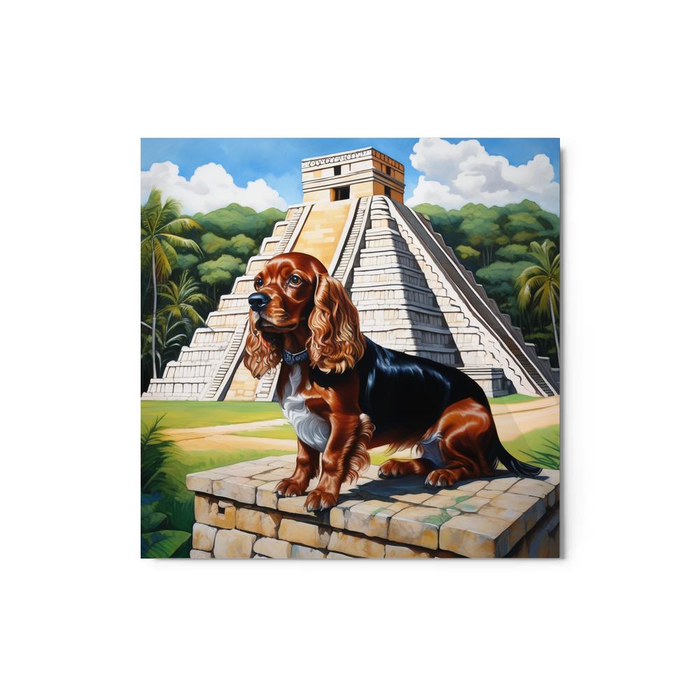PugMug Custom Cocker Spaniel Metal Print