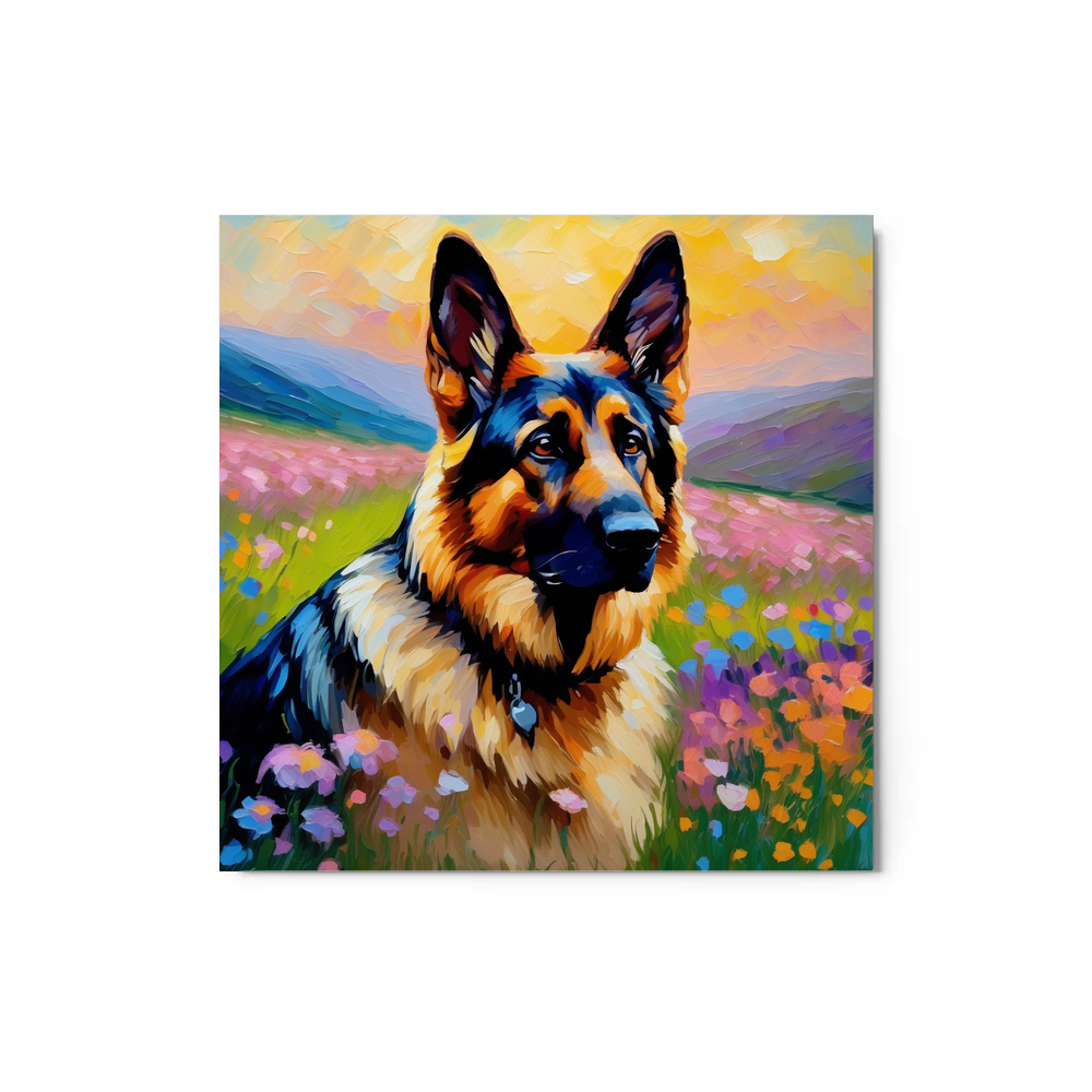 PugMug Custom German Shepherd Dog Metal Print