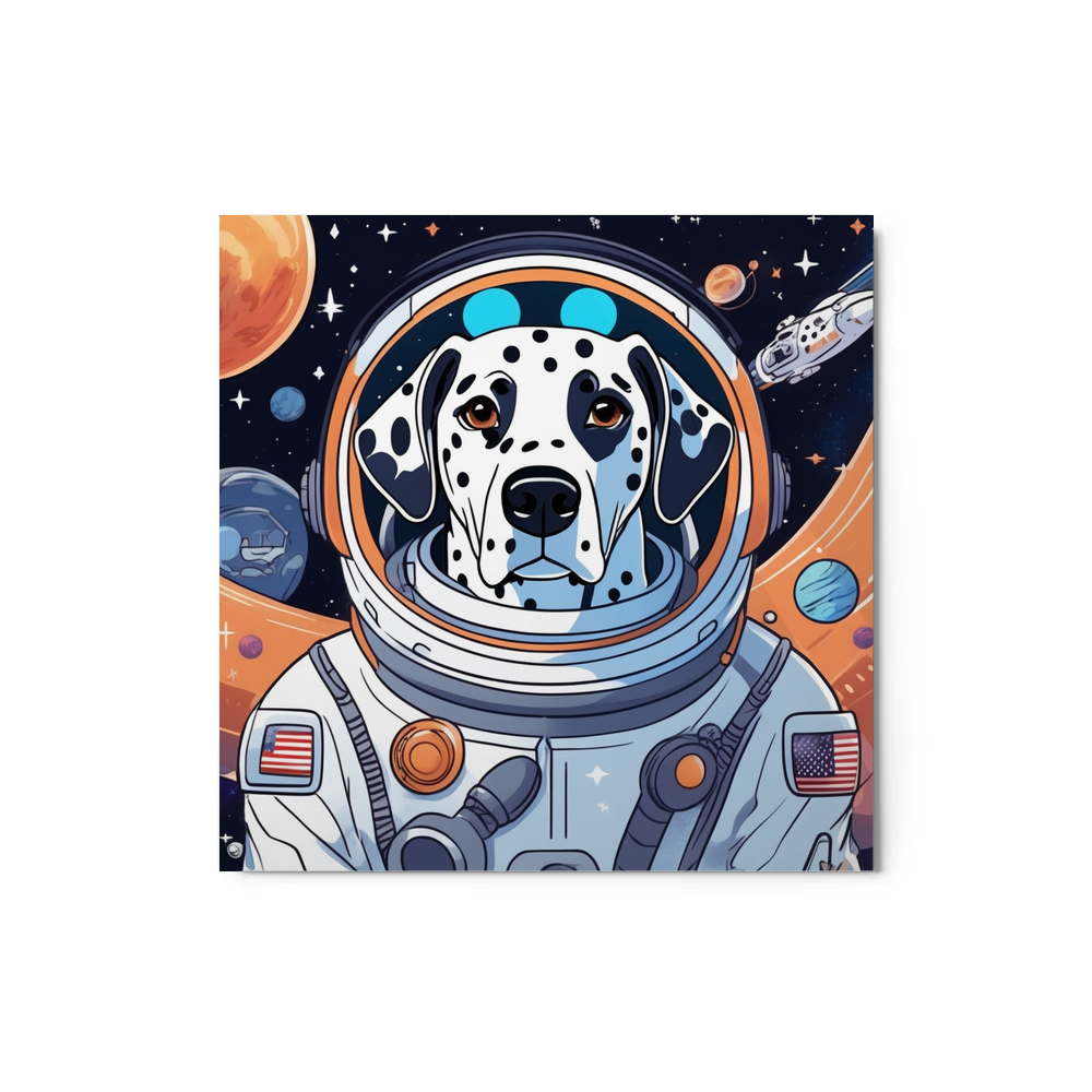 PugMug Custom Dalmatian Metal Print