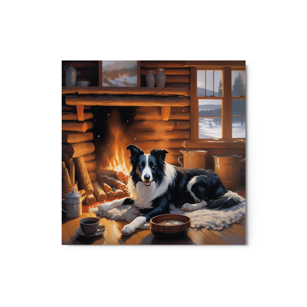 PugMug Custom Border Collie Metal Print