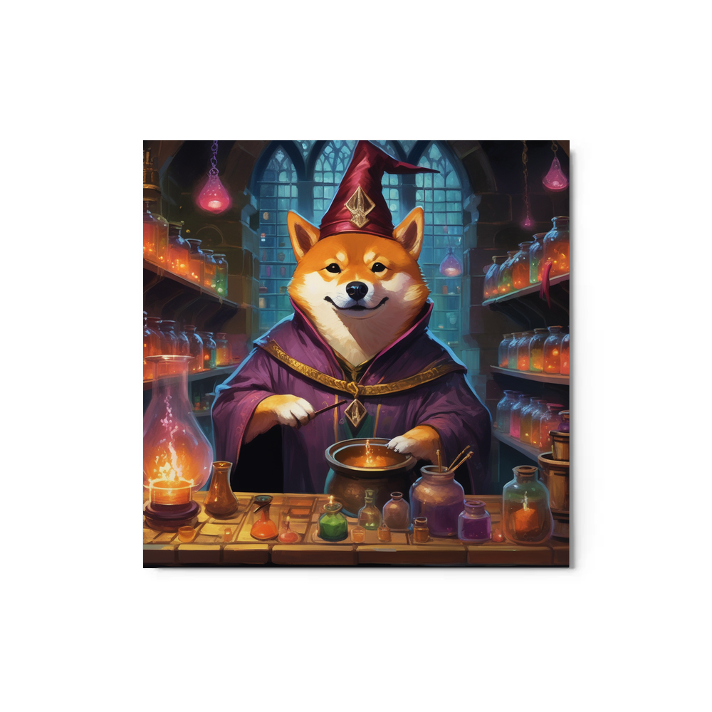 PugMug Custom Shiba Inu Metal Print