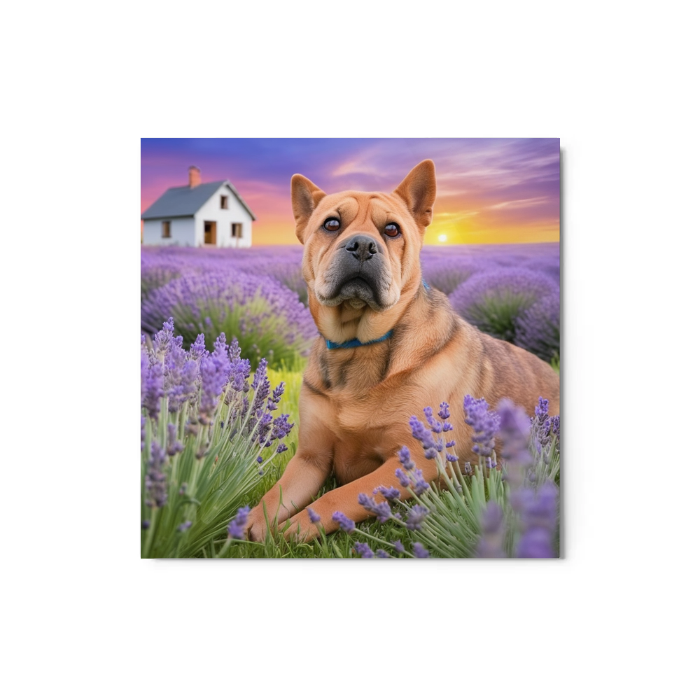 PugMug Custom Halina Metal Print