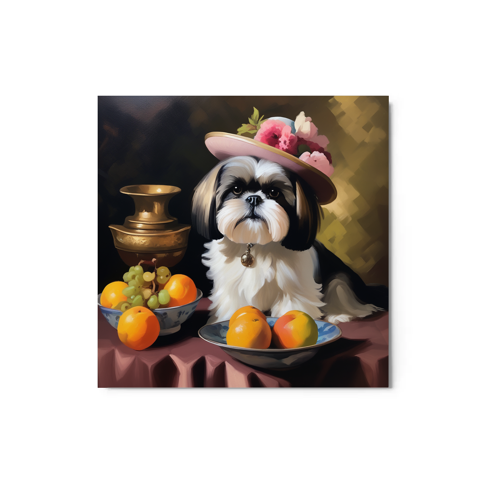 PugMug Custom Shih Tzu Metal Print