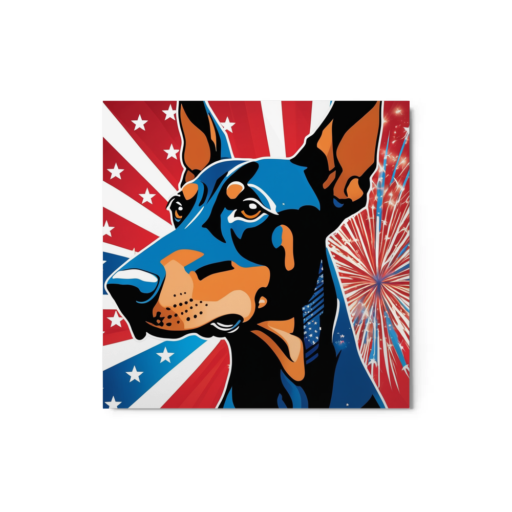 PugMug Custom Pet Metal Print