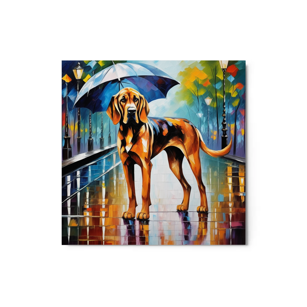 PugMug Custom Bloodhound Metal Print