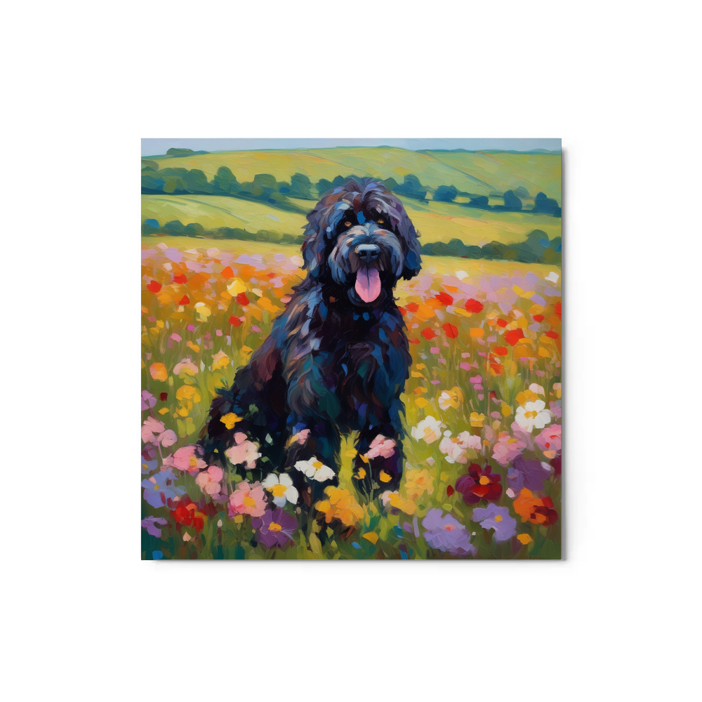 PugMug Custom Portuguese Water Dog Metal Print
