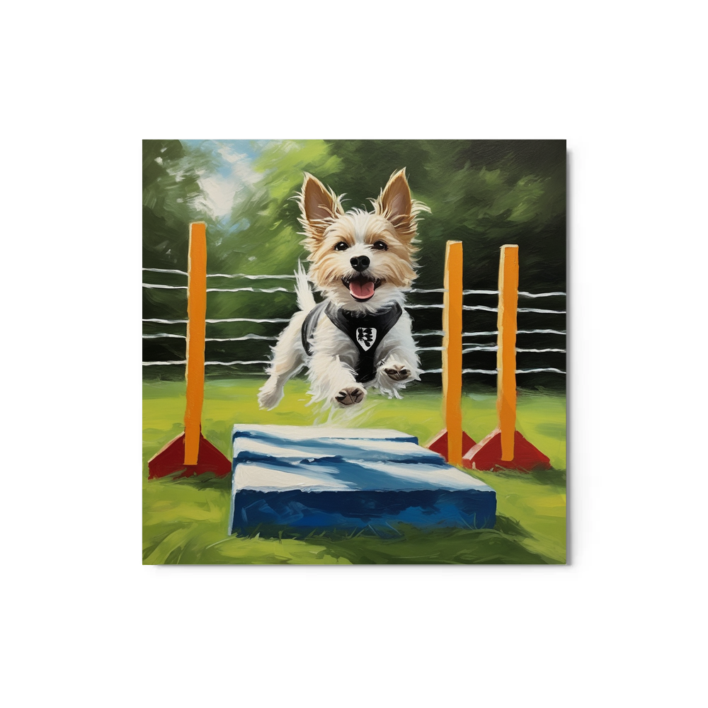 PugMug Custom Luna Metal Print