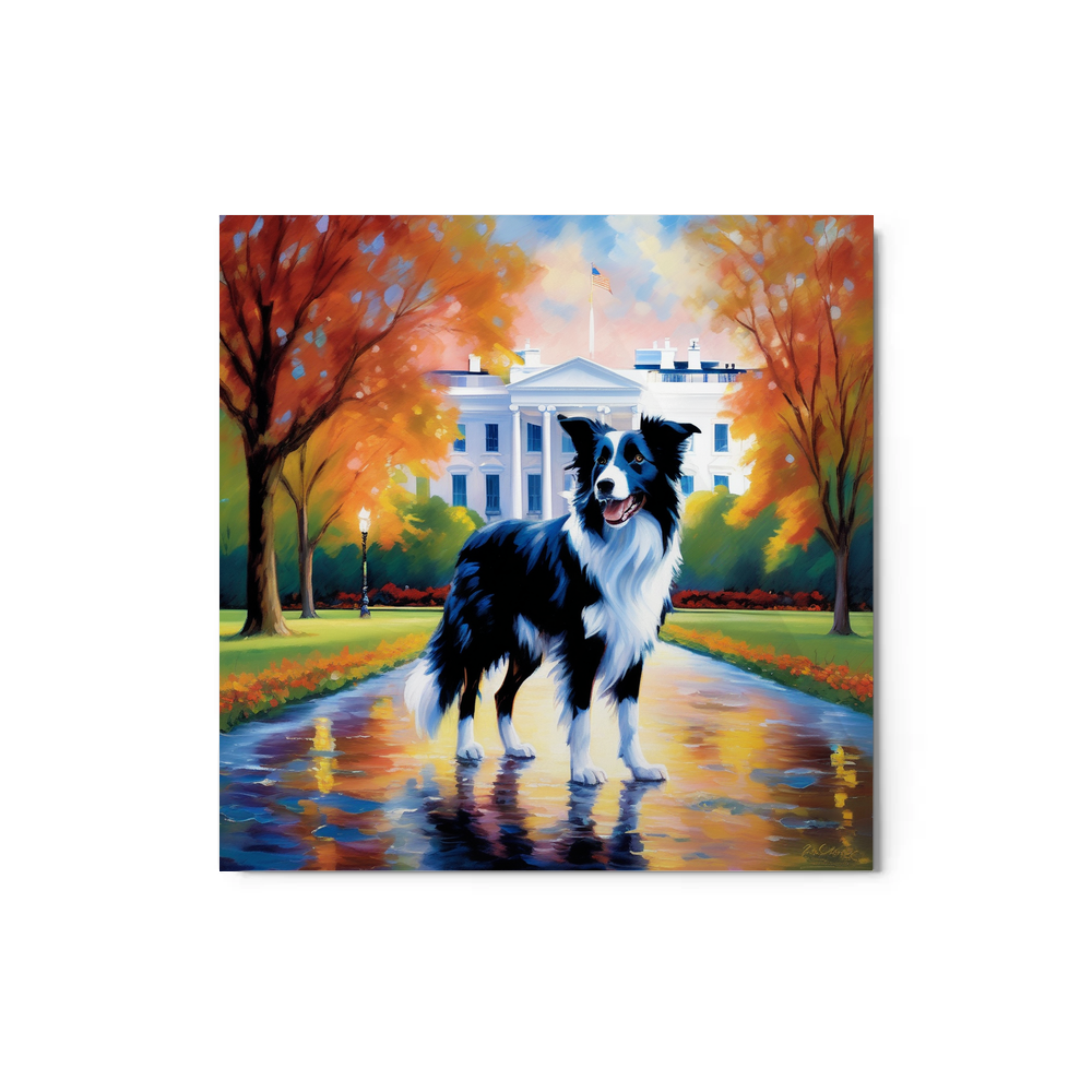 PugMug Custom Border Collie Metal Print