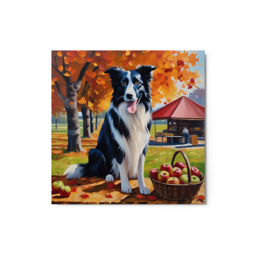 PugMug Custom Border Collie Metal Print