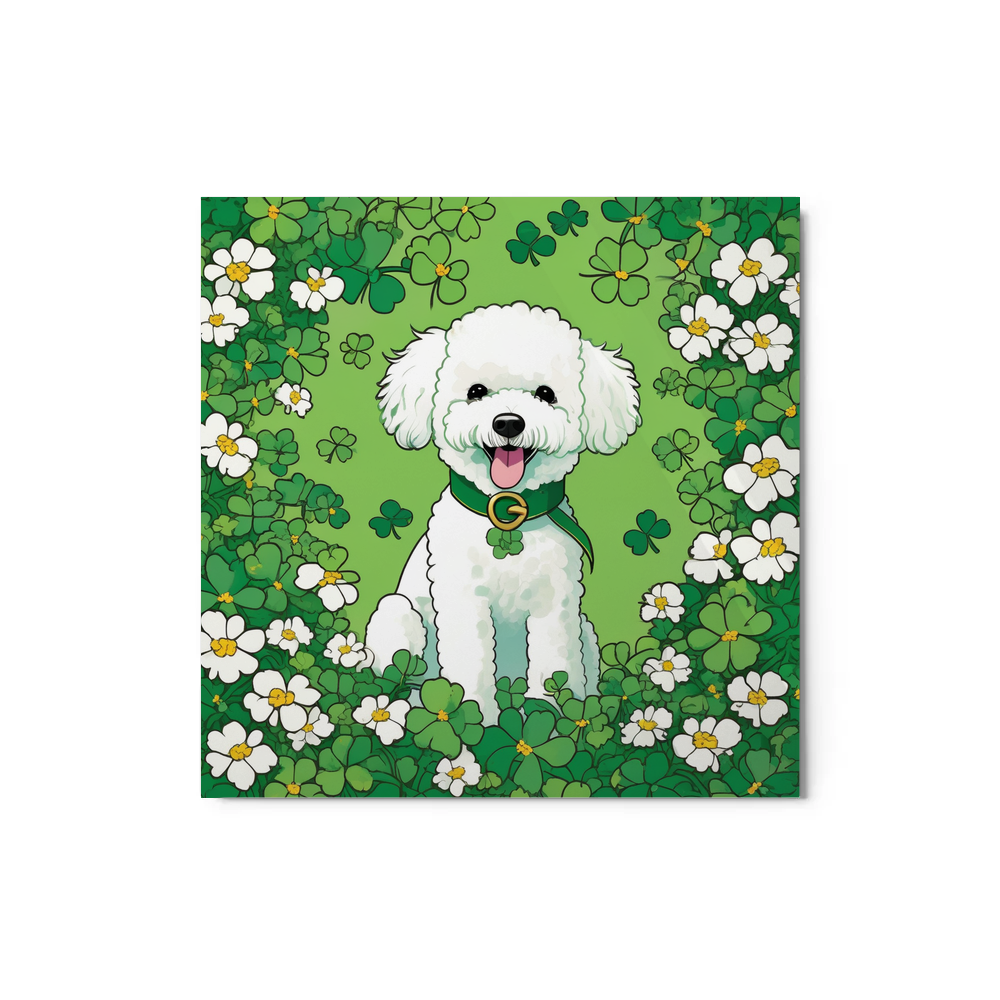 PugMug Custom Bichons Frise Metal Print