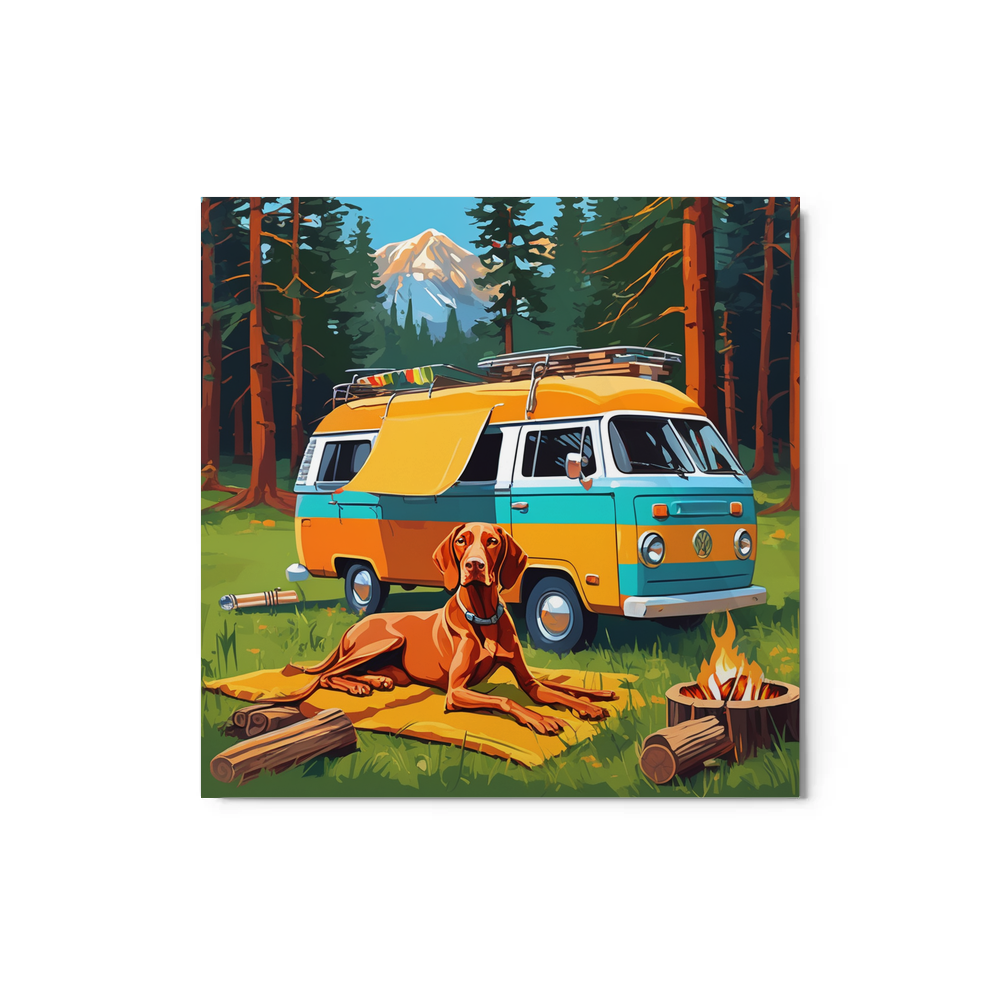PugMug Custom Vizsla Metal Print
