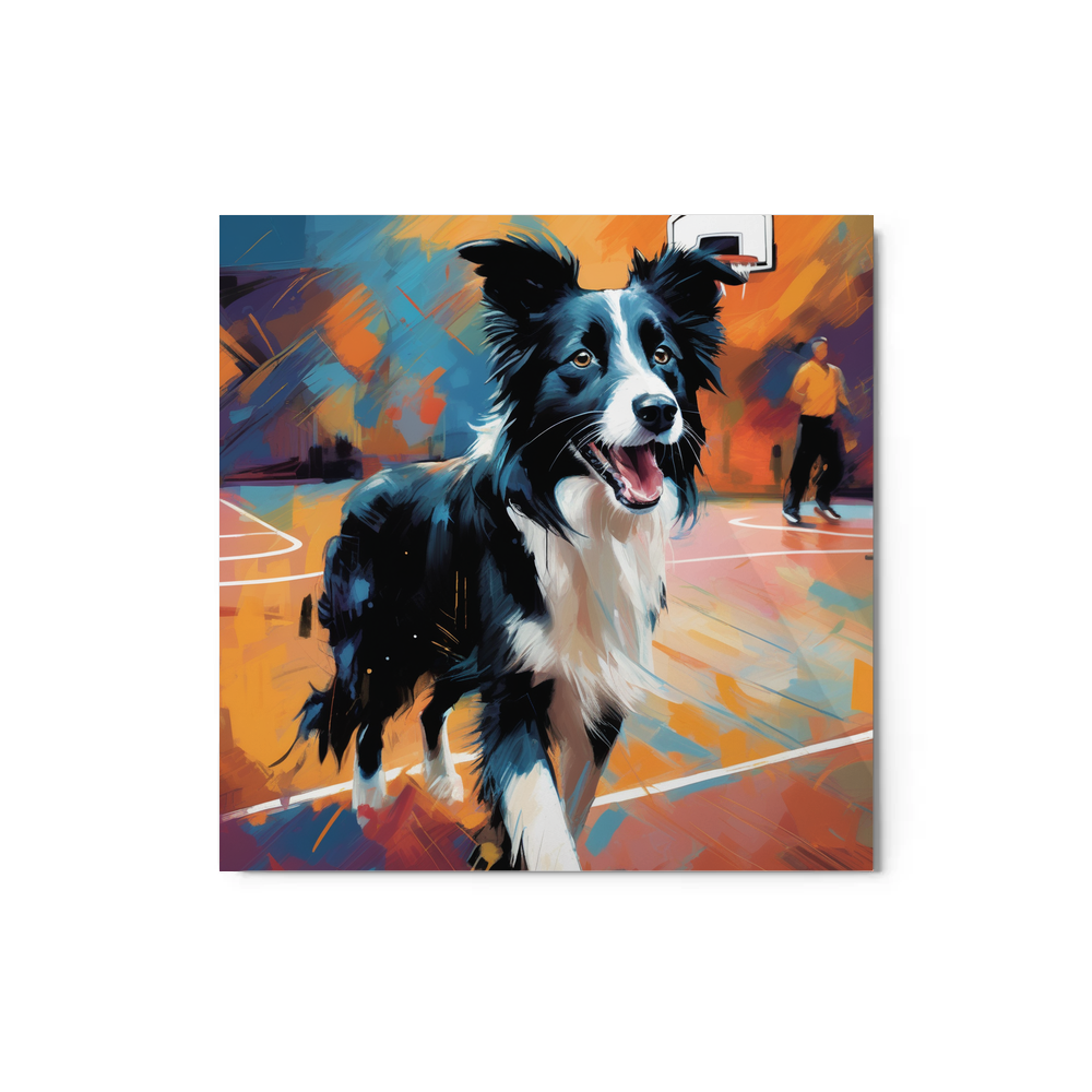 PugMug Custom Border Collie Metal Print