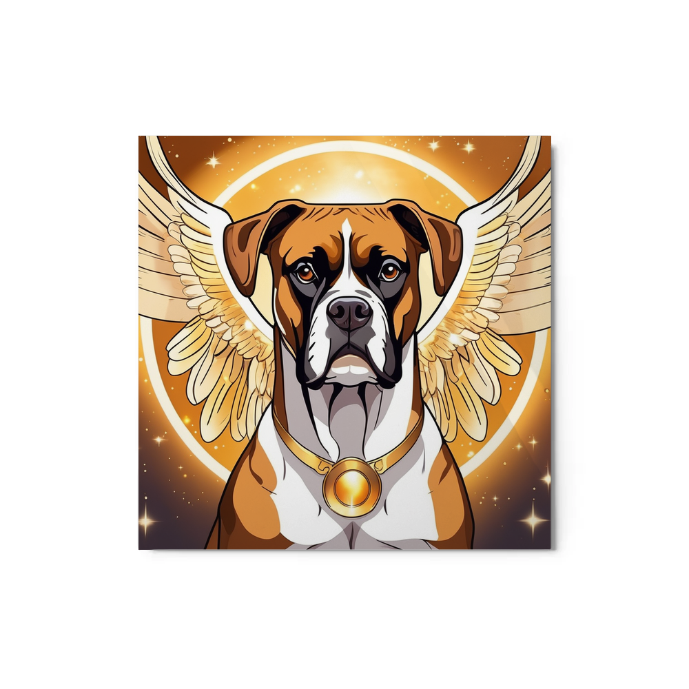 PugMug Custom Boxer Dog Metal Print