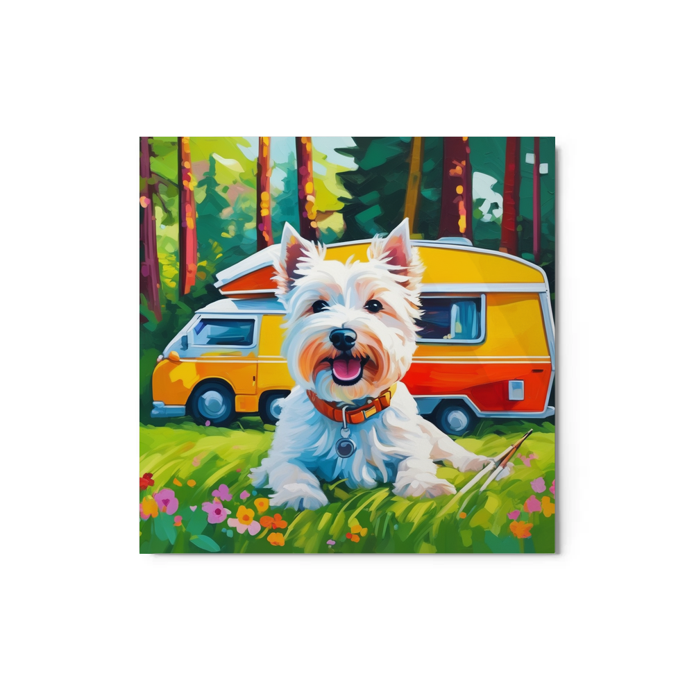 PugMug Custom West Highland White Terrier Metal Print