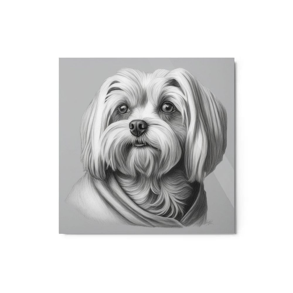 PugMug Custom Maltese Dog Metal Print