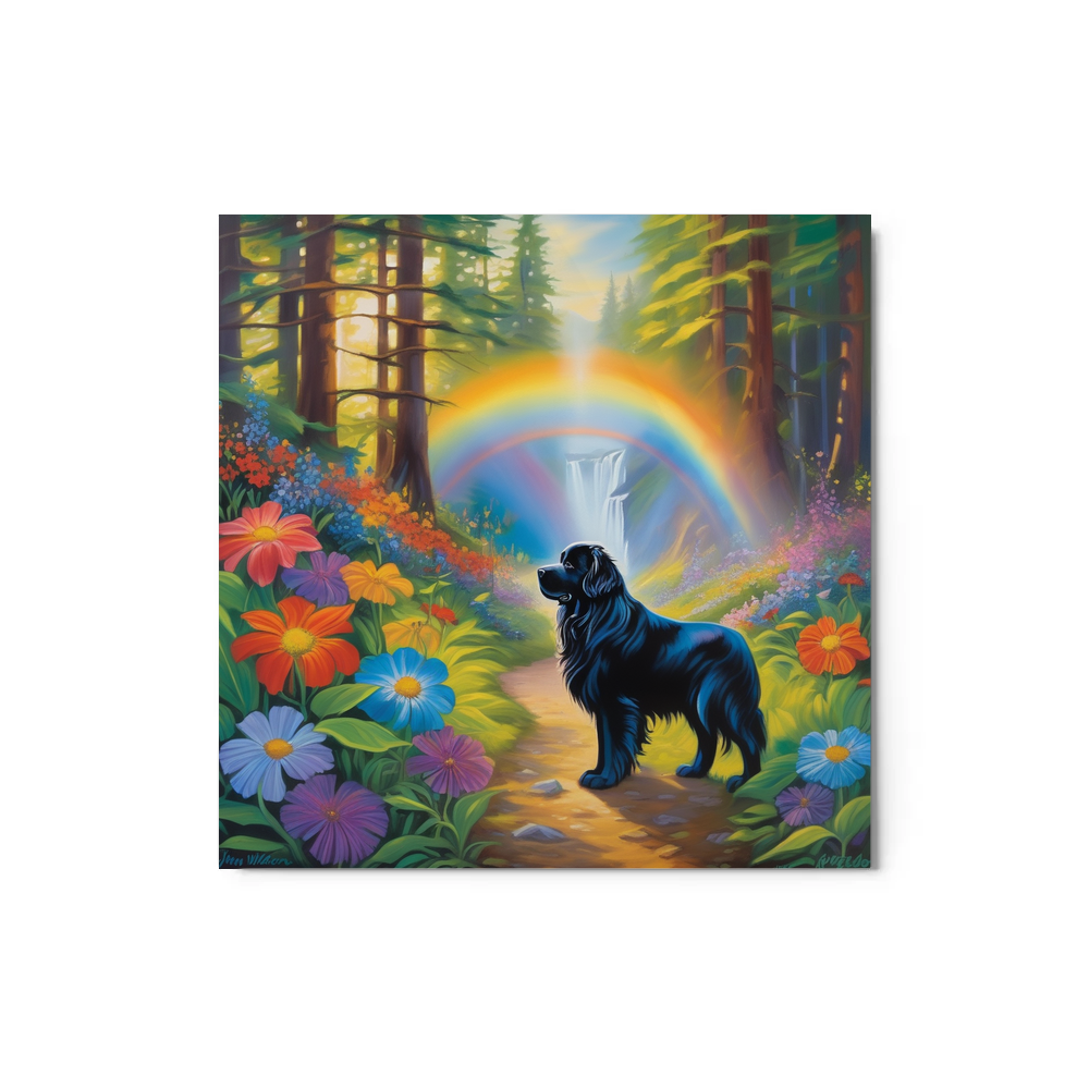 PugMug Custom Newfoundland Metal Print