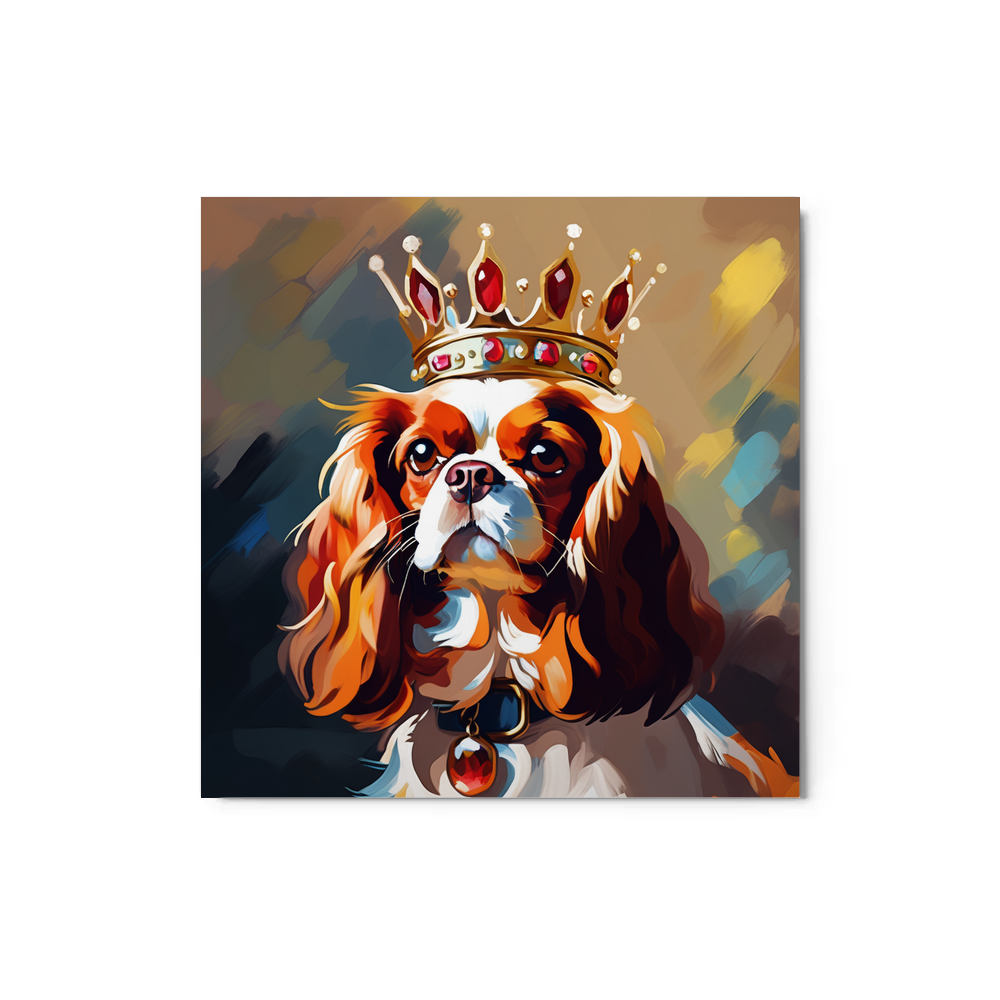 PugMug Custom Cavalier King Charles Spaniel Metal Print