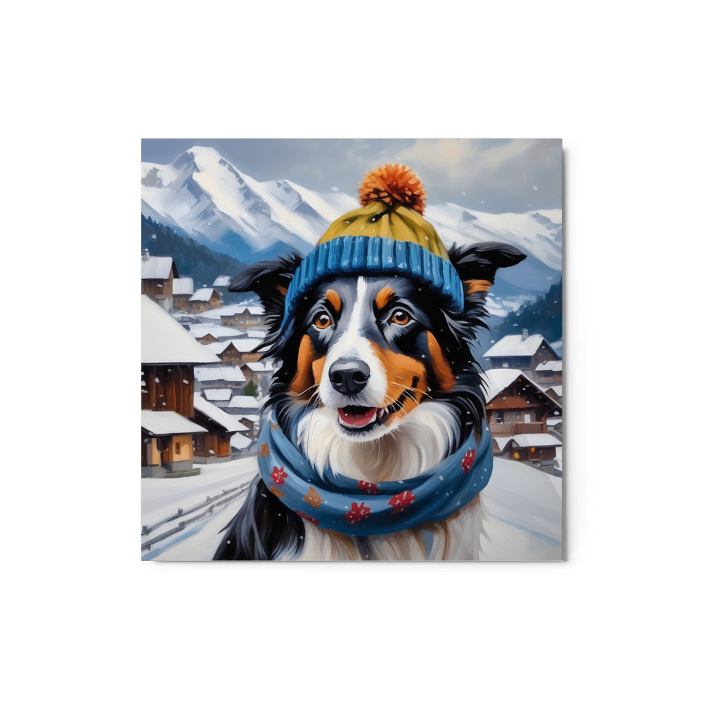 PugMug Custom Border Collie Metal Print